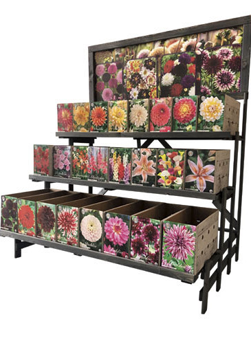 Display rack 1-sided Stand (120 x 80 x 120 cm) .
